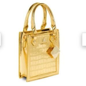 Gold Metalic mini bag